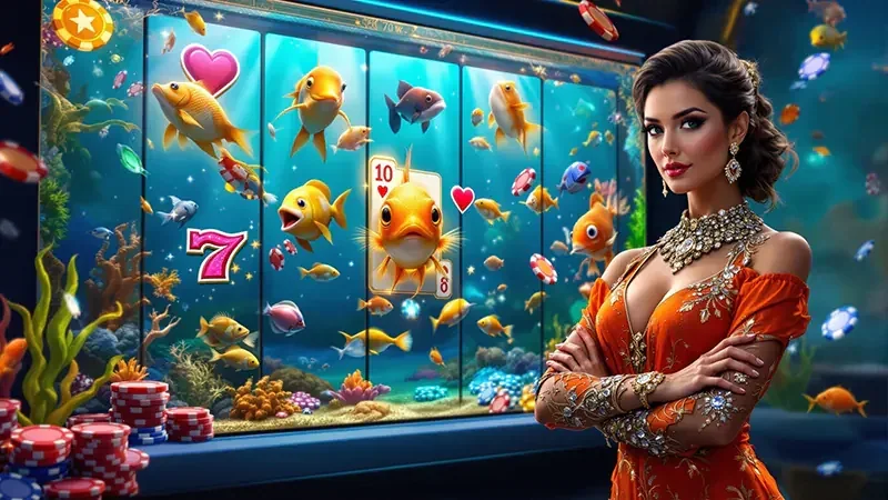 Tampilan slot mobile dengan panel reel dan simbol khusus